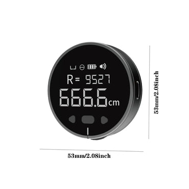 Distance Measuring Instrument Electronic Measuring Ruler Tape Measure High Definition Digital LCD High Precision Electronic Measuring Ruler Tool