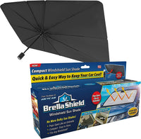 BrellaShield Car Windshield Sun Shade – Foldable UV Protection