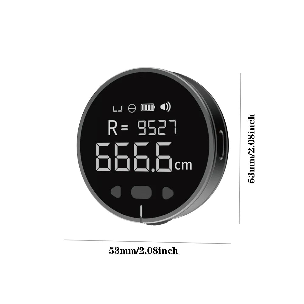 Distance Measuring Instrument Electronic Measuring Ruler Tape Measure High Definition Digital LCD High Precision Electronic Measuring Ruler Tool