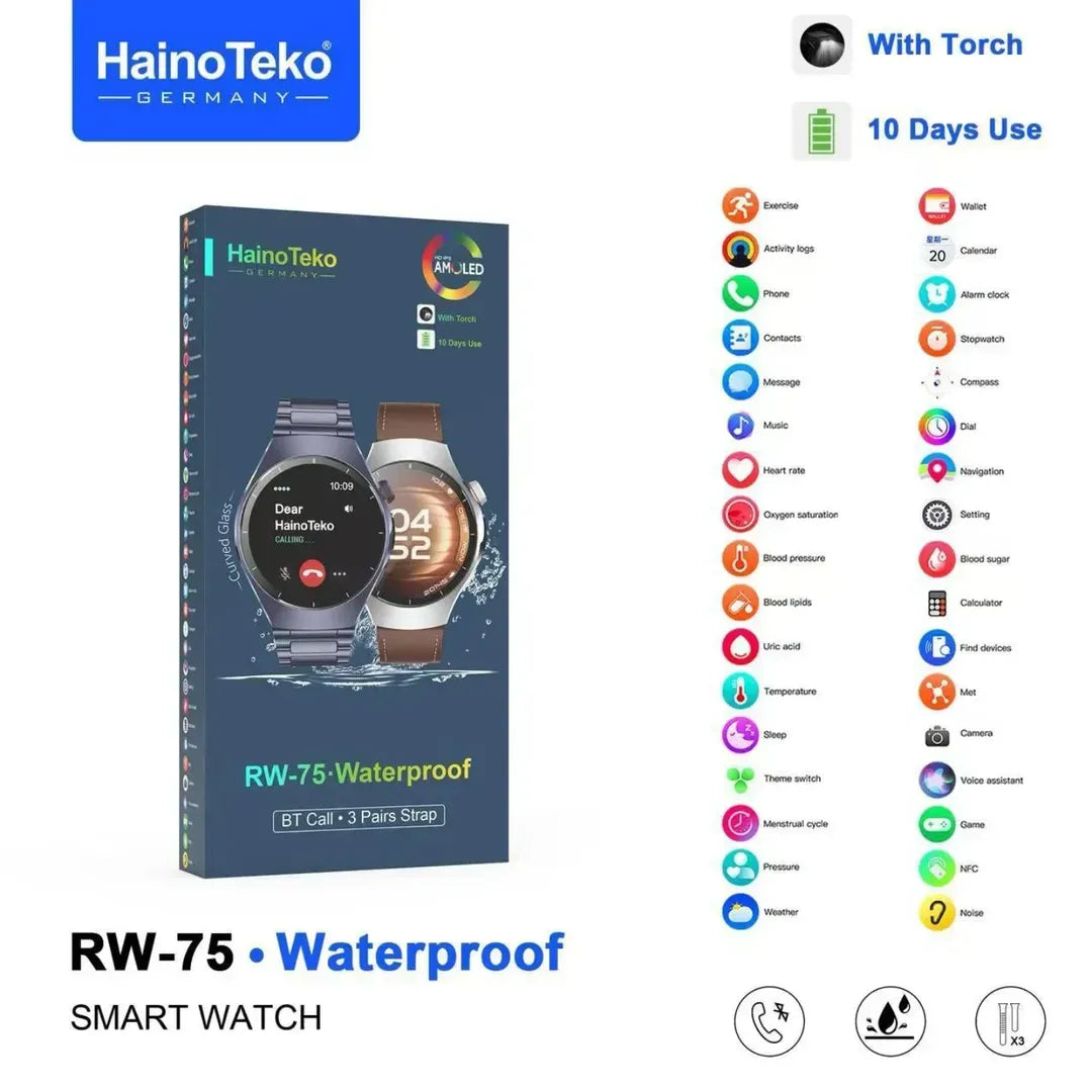 HainoTeko RW-75 AMOLED Smartwatch