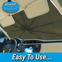 BrellaShield Car Windshield Sun Shade – Foldable UV Protection