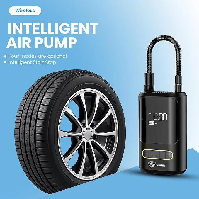 Smart Tyre Inflator Tyre Air Pump For Car & Bike | 150 Psi | Digital Display | 5 Air Fill Modes |Portable Electric Tyre Air Inflator Pump