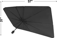 BrellaShield Car Windshield Sun Shade – Foldable UV Protection