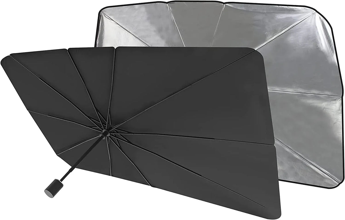 BrellaShield Car Windshield Sun Shade – Foldable UV Protection