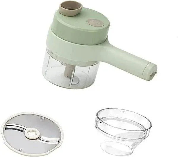 Food Chopper Handheld – Cordless Electric Garlic Press &amp; Food Chopper