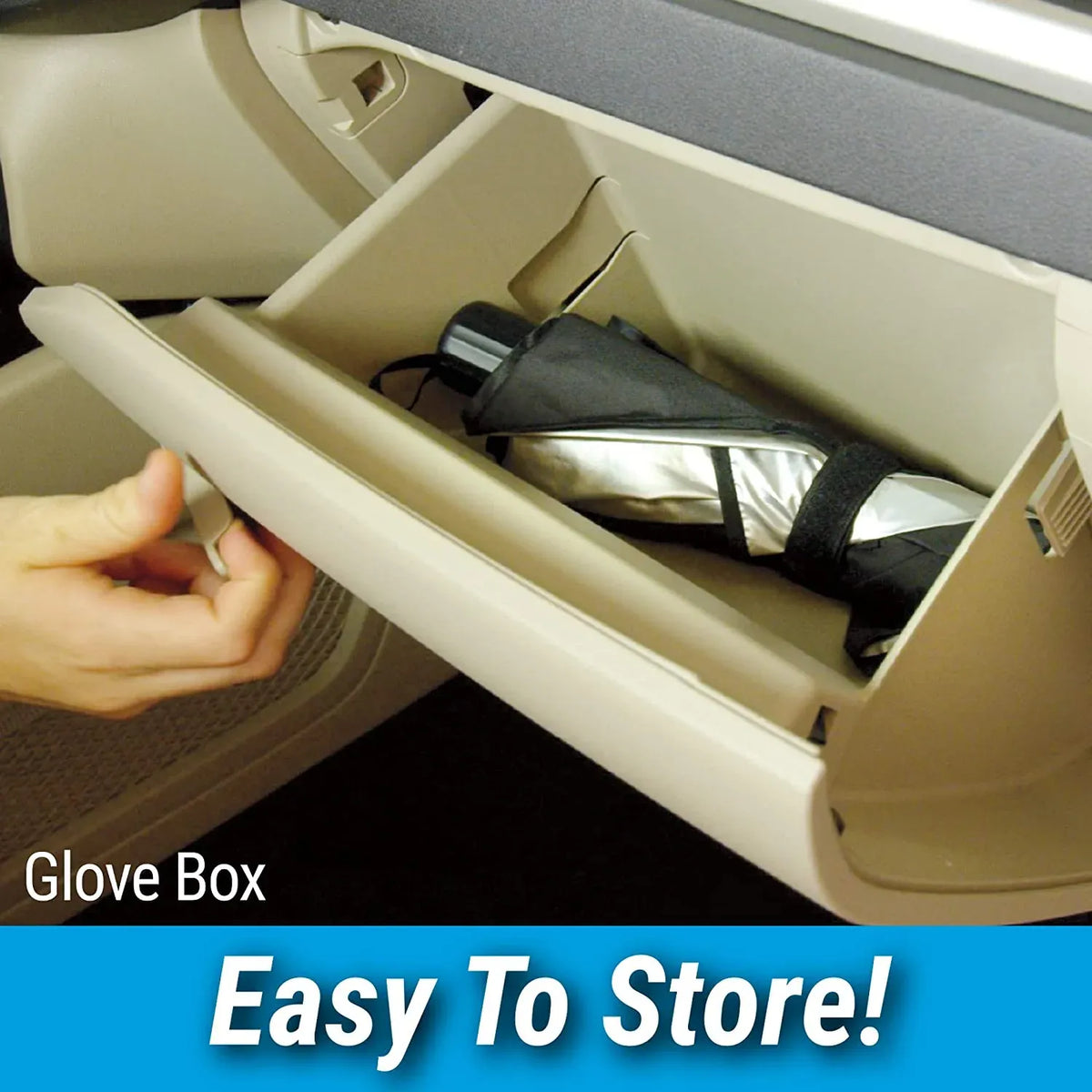 BrellaShield Car Windshield Sun Shade – Foldable UV Protection