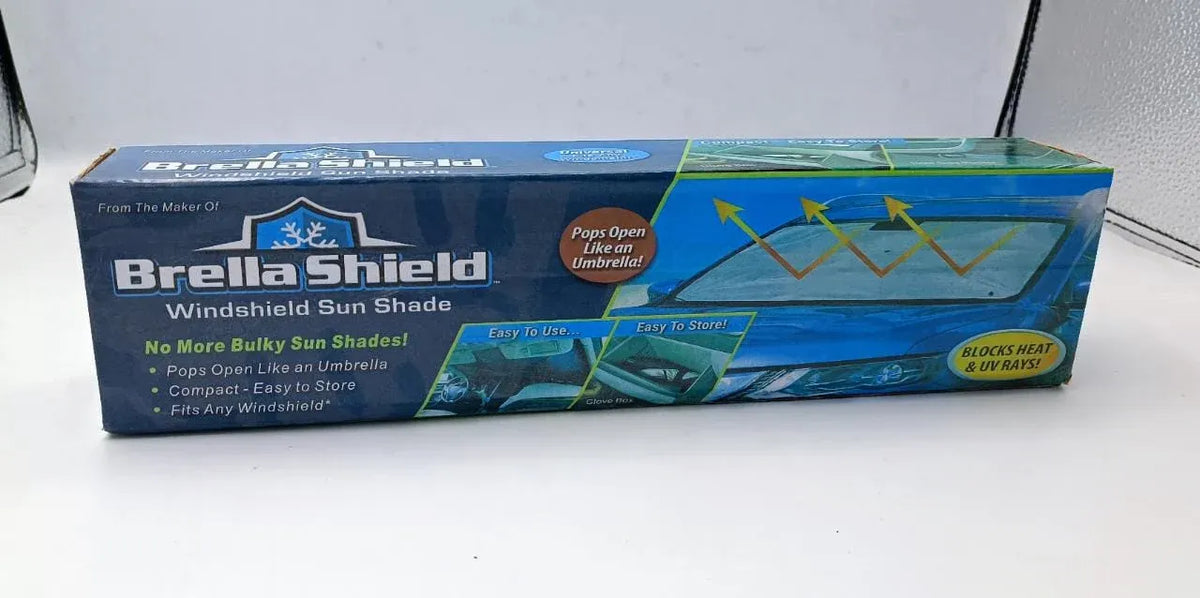 BrellaShield Car Windshield Sun Shade – Foldable UV Protection