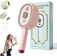 Electric Spray Air Cushion Massage Comb – Hydrating Hair &amp; Scalp Care Brush